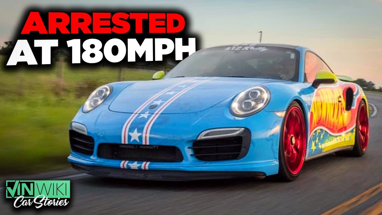 The cops arrested him and ABANDONED his Porsche!