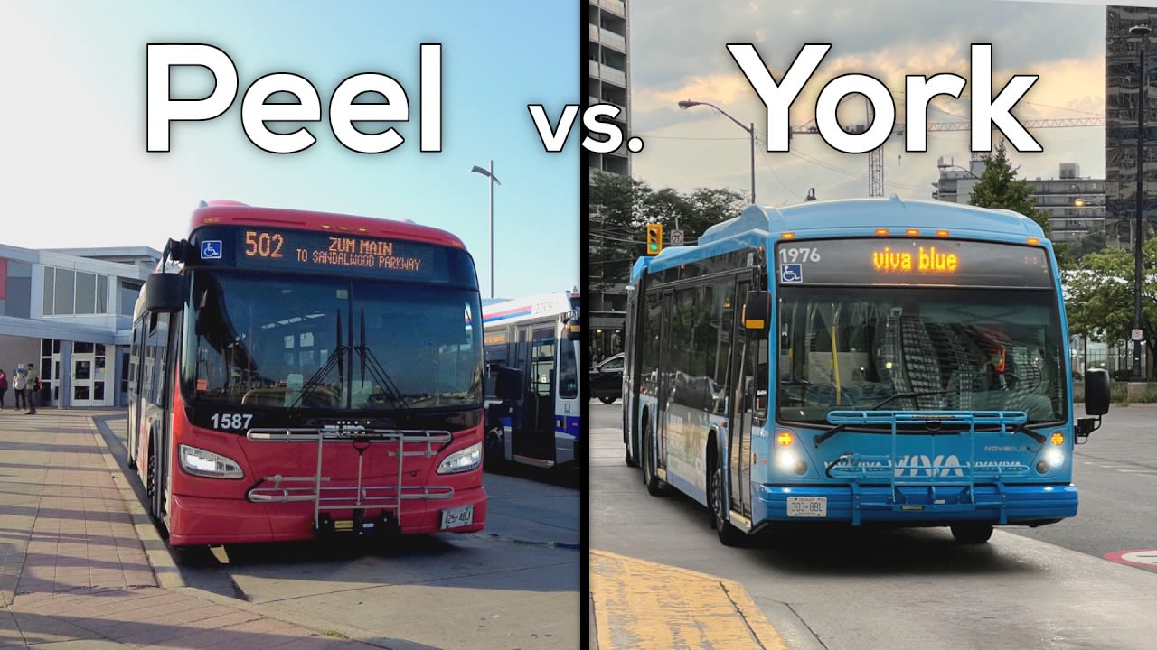 What Makes Good Suburban Transit: A Tale of Two Cities