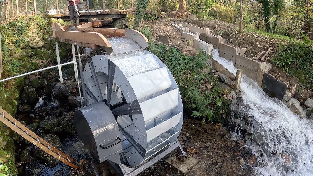 Powering An Old Mill -  1.5 Kw Lake District Overshot Waterwheel Project Part 3