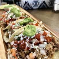 Mula Tacos With Carnitas Usually 4 In An Order But 5 On Taco