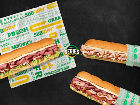 Subway sandwiches on sale