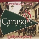 Caruso���s Pizza Menu