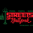 Streets of NY Pizza Menu