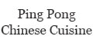 Ping Pong Chinese Cuisine Menu