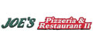 Joe's Pizzeria & Restaurant Menu