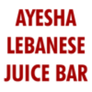 Ayesha Lebanese Juice Bar Menu