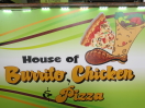 House of Burrito, Chicken & Pizza Menu