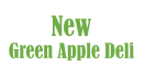 New Green Apple Deli Menu