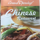 Chinese Restaurant Menu