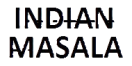 Indian Masala Menu