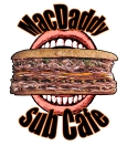 MacDaddy Sub Shop Menu