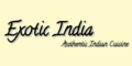 Exotic India Menu