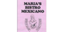 Maria's Bistro Mexicano Menu