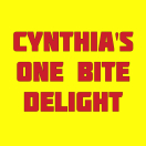 Cynthia's One Bite Delight Menu