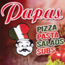 Papa's Pizza Menu