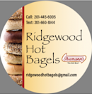 Ridgewood Hot Bagels Menu