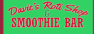 Davie's Roti Shop & Smoothie Bar Menu