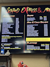 Seafood Express Menu