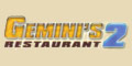 Gemini's 2 Restaurant Menu