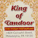 King Of Tandoor Menu