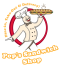 Pop's Sandwich Shop Menu