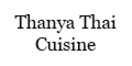 Thanya Thai Cuisine Menu