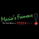 Mario's Famous Pizza Menu