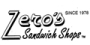 Zero's Sandwich Shop