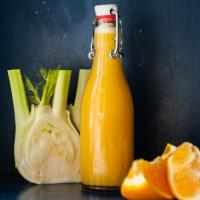 Fenchel-Saft mit Orange und Cayenne-Pfeffer