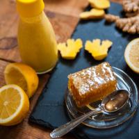 Ingwer Shot Rezept mit Zitrone und Honig.