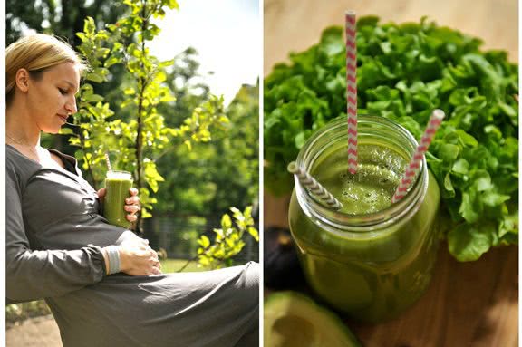 Grüne Smoothies in Schwangerschaft und Stillzeit