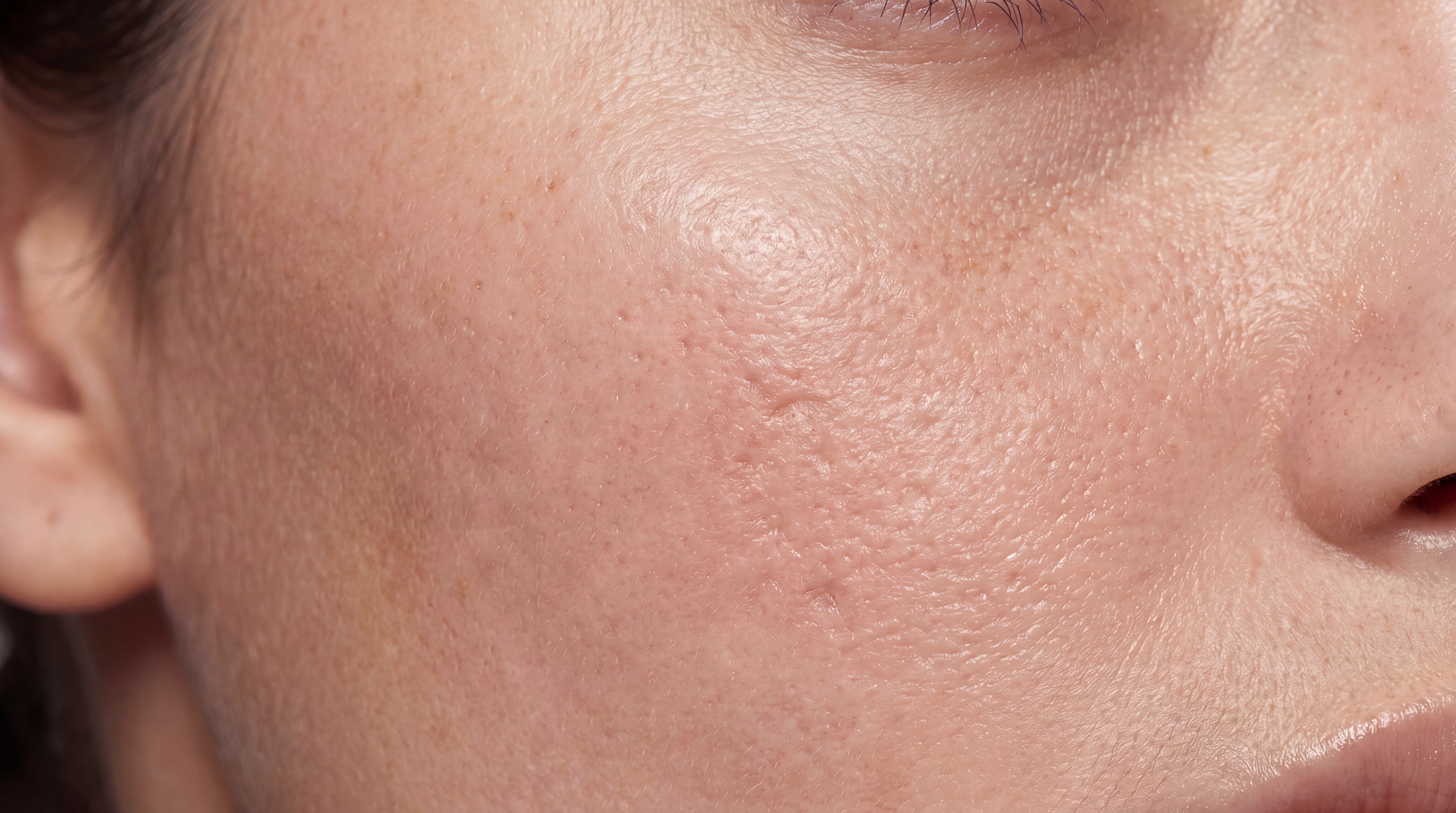 Acne scars after