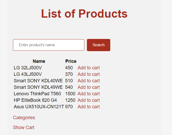 Shopping cart application using spring boot github clearance