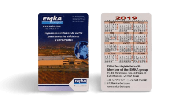 Calendarios de bolsillo personalizado