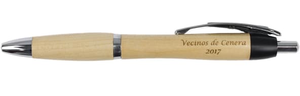 Bolígrafo personalizado con grabado láser