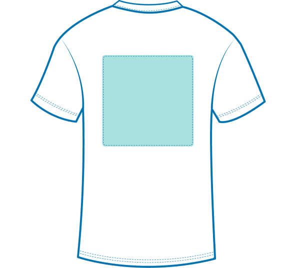 Camiseta de niño para personalizar en la espalda
