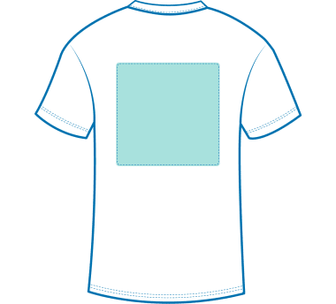 Camiseta personalizada en espalda