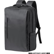 Mochila para portátil 15' y bolsillo tablet de polipiel acolchada Antonio Miro