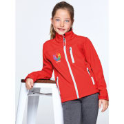 Chaqueta de softshell con interior en micropolar de niño Antartida Roly