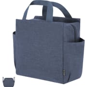 Bolsa nevera RPET 600D acabado acolchado e interior isotermo