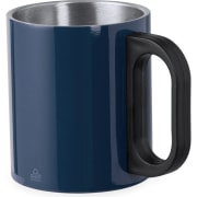 Taza de acero inox reciclado y doble pared impresa en media taza (300 ml)