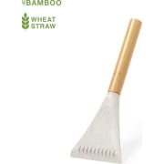 Rascador hielo publicitario de bambú y caña de trigo