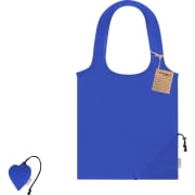 Bolsa plegable algodón reciclado/poliéster RPET 140 g/ m2 38x40 cm