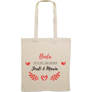 Bolsas para boda de algodón beige 140 g/m²