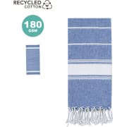 Toalla de playa algodón reciclado bicolor 180x90cm Lainen