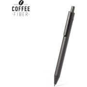 Bolígrafo ecológico personalizado de fibra de café con distintivo