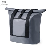 Bolso impermeable personalizado de PVC 25l gris con asas para transporte