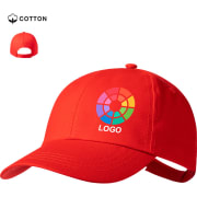 Gorra personalizada  6 paneles 100% algodón y cierre velcro