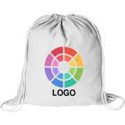 Mochila saco para personalizar de algodón de colores