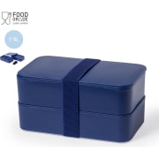Fiambrera personalizada 2 compartimentos 700 ml colores vivos